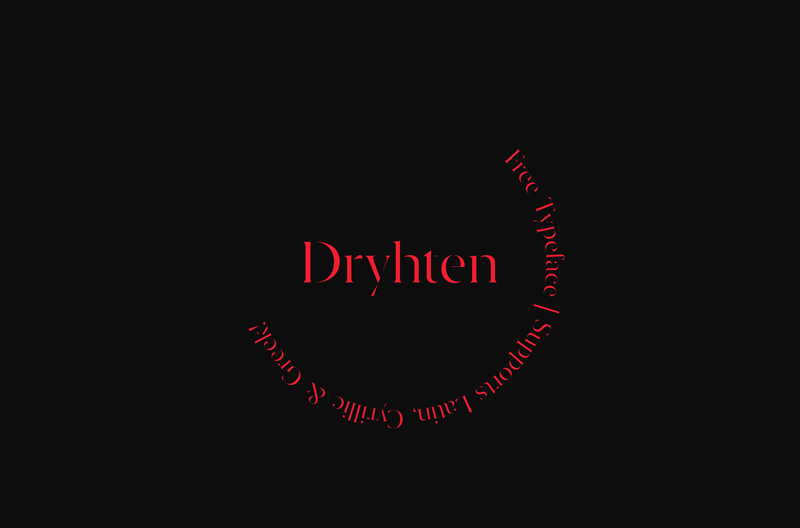 フォント Dryhten