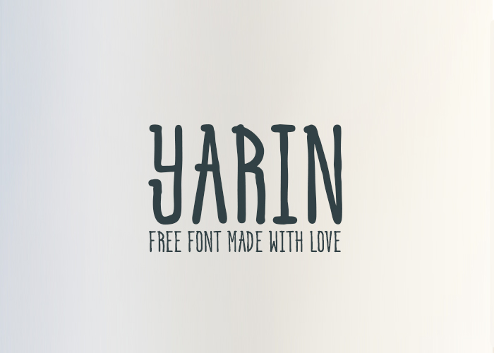 フォント Yarin