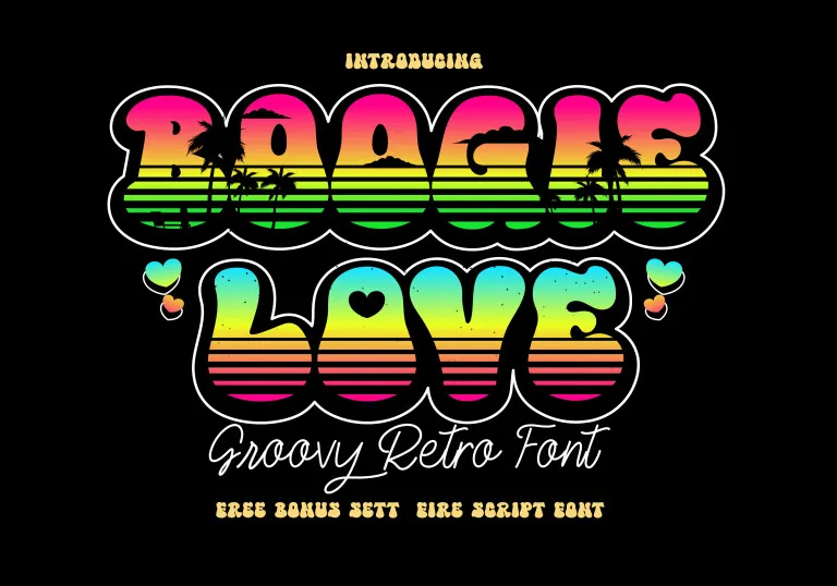 フォント Boogie Love