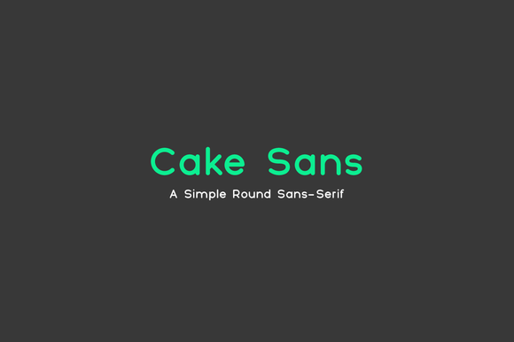 フォント Cake Sans