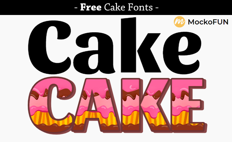 フォント Cake Type