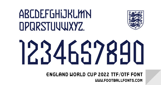 フォント England FC 2022