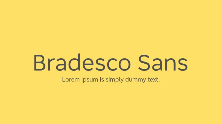 フォント Bradesco Sans Condensed