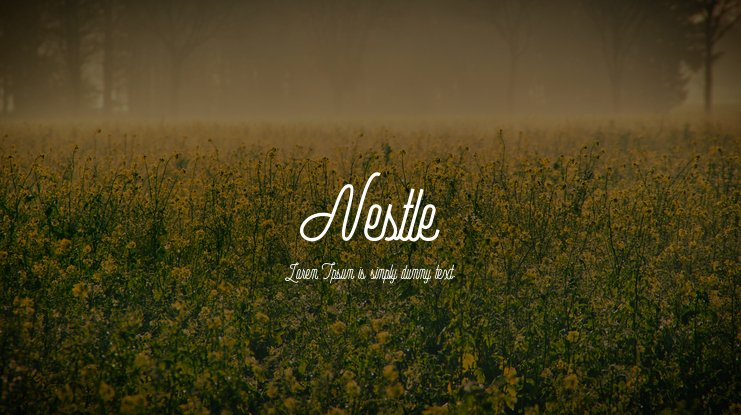 フォント Nestle Script AR