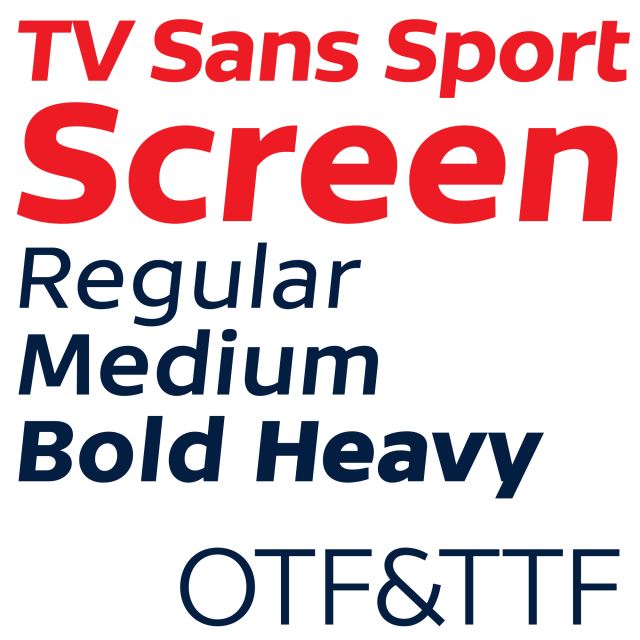 フォント TV Sans Sport Screen