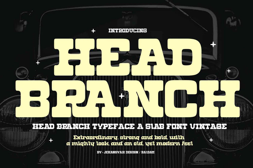 フォント Head Branch