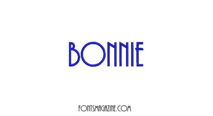 フォント Bonnie
