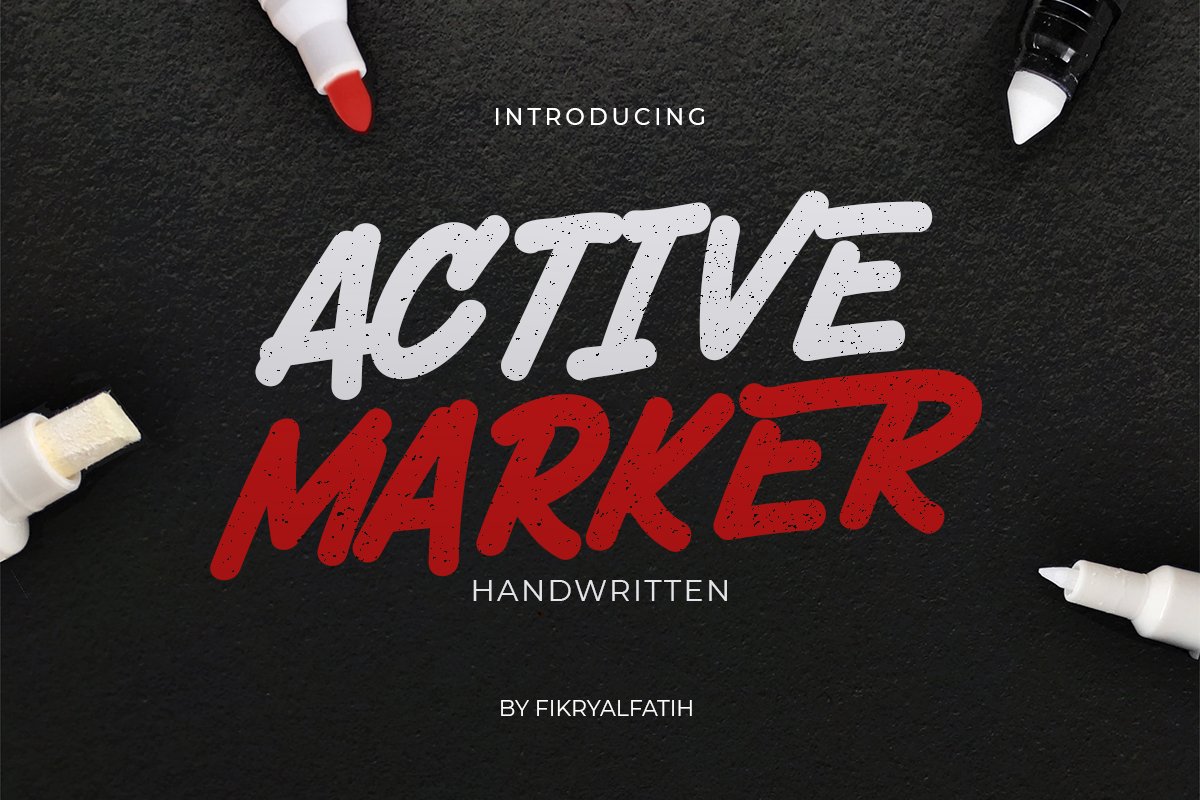 フォント Active Marker