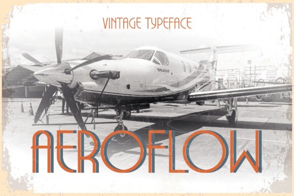 フォント Aeroflow