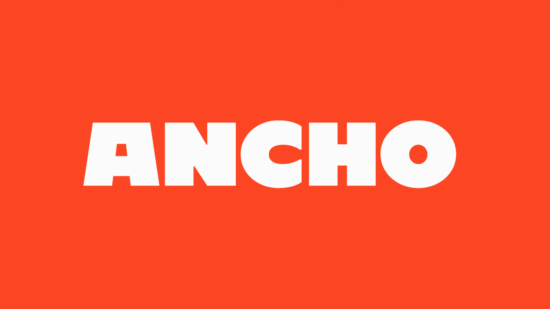 フォント Ancho