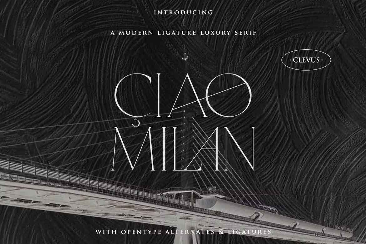 フォント Ciao Milan