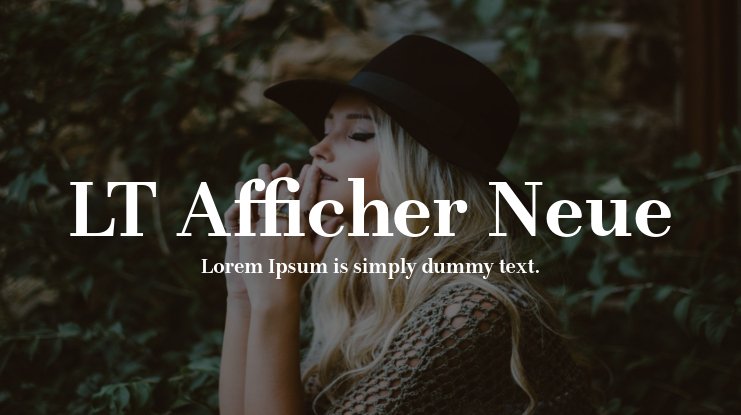 フォント LT Afficher Neue