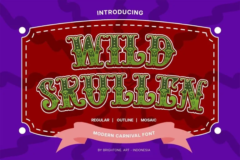 フォント Wild Skullen