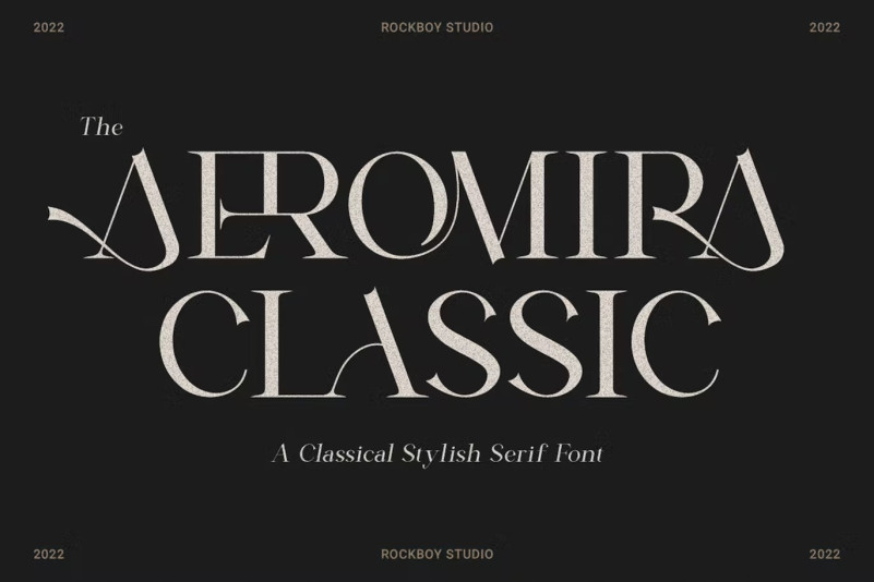 フォント Aeromira Classic