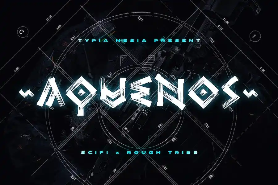 フォント Aquenos