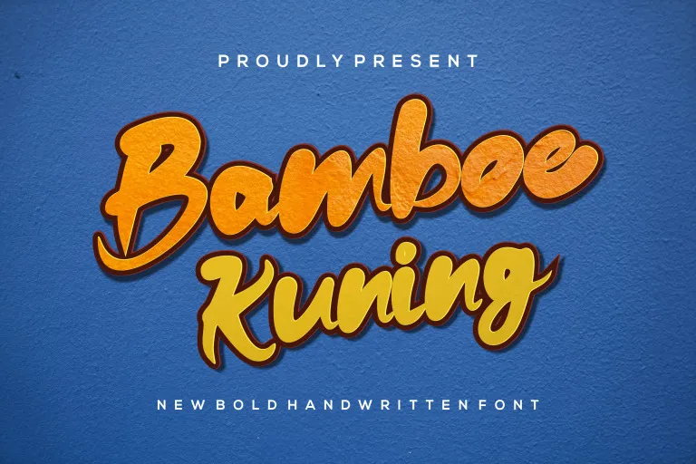 フォント Bamboe Kuning