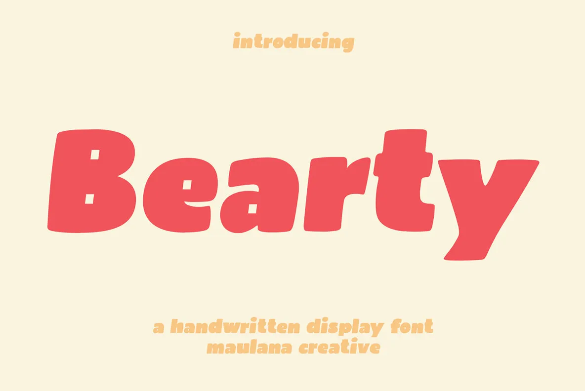 フォント Bearty