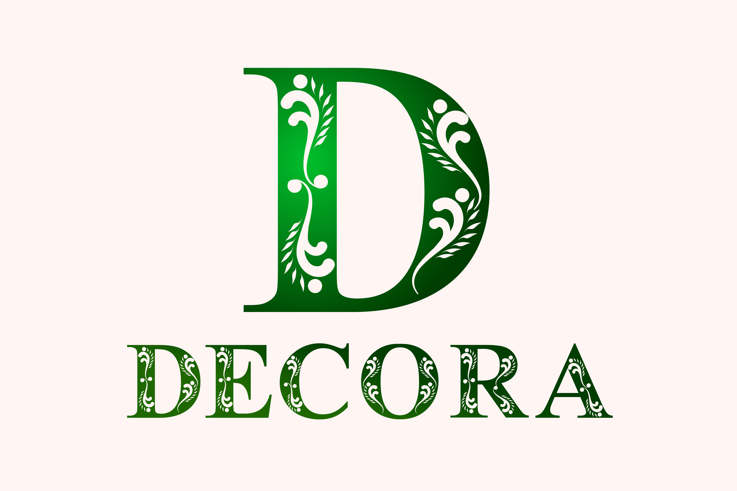 フォント Decora Monogram