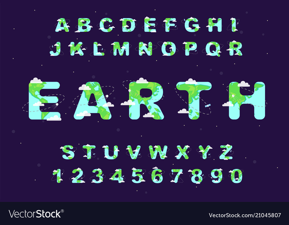 フォント Earth