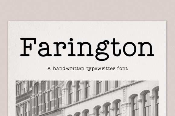 フォント Farington