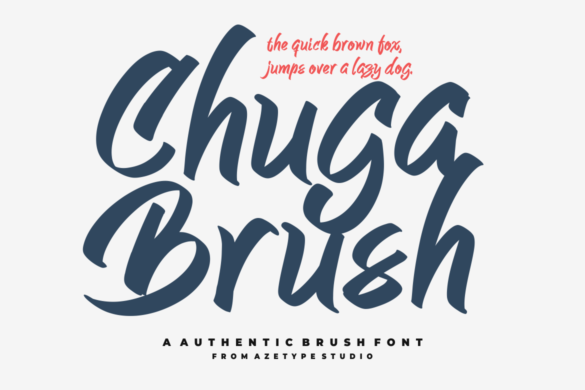 フォント AZ Chuga Brush