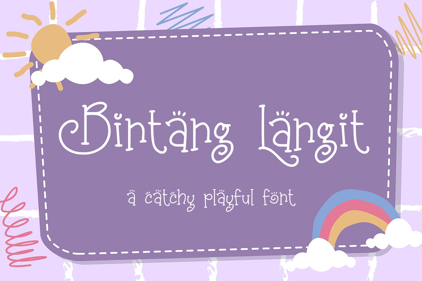 フォント Bintang Langit