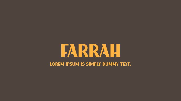 フォント Farrah