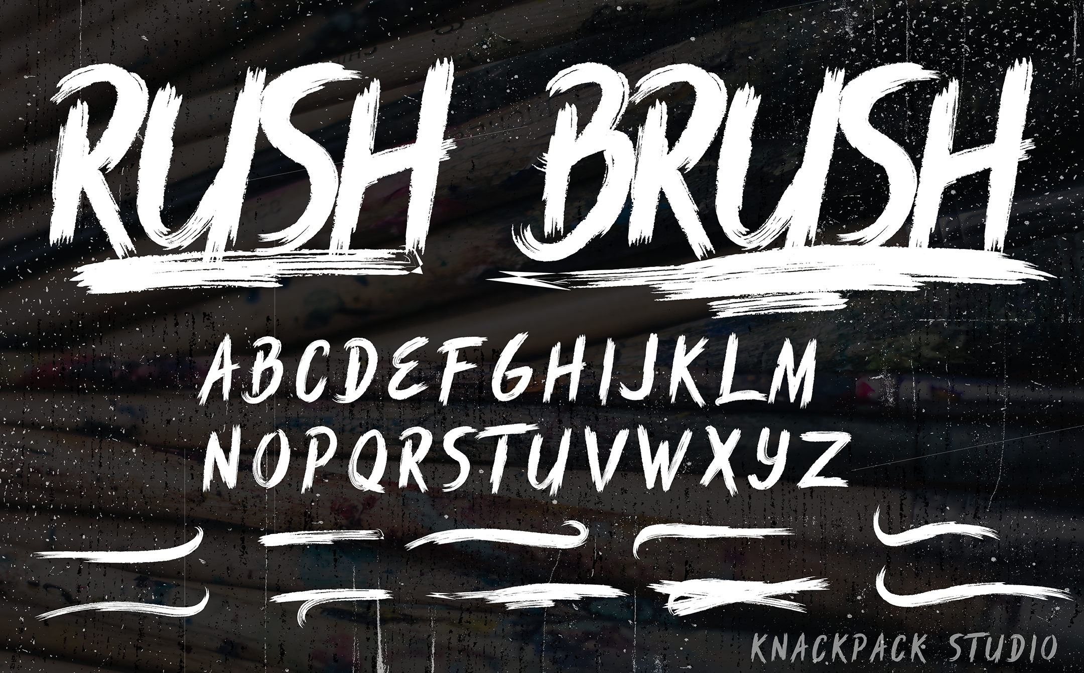 フォント Rush Brush