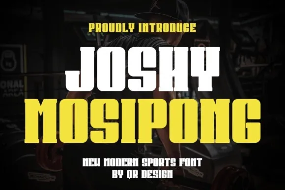 フォント Joshy Mosipong