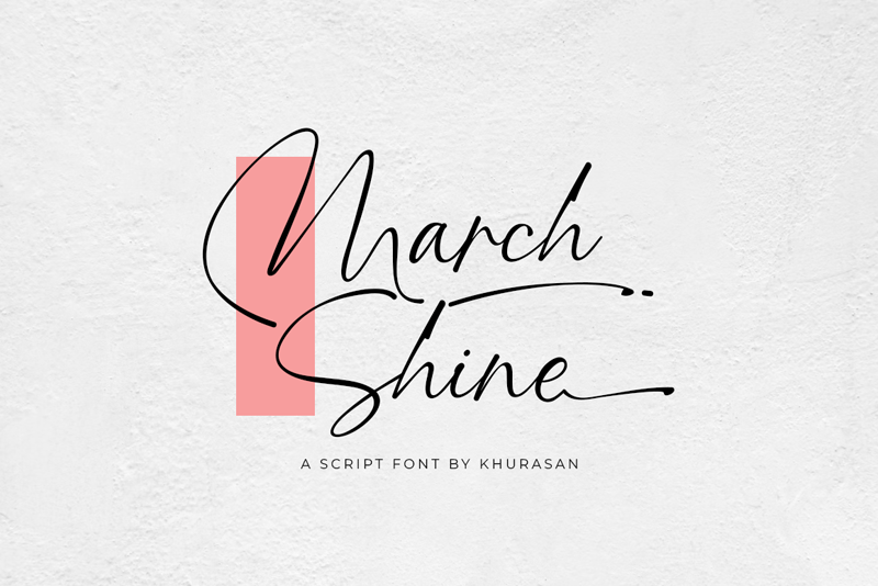 フォント March Shine
