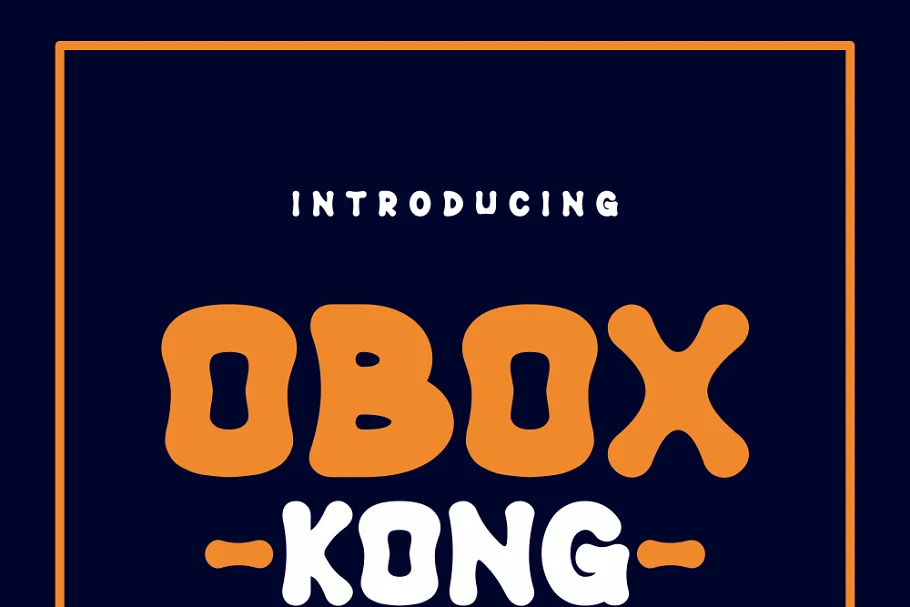 フォント Obox Kong