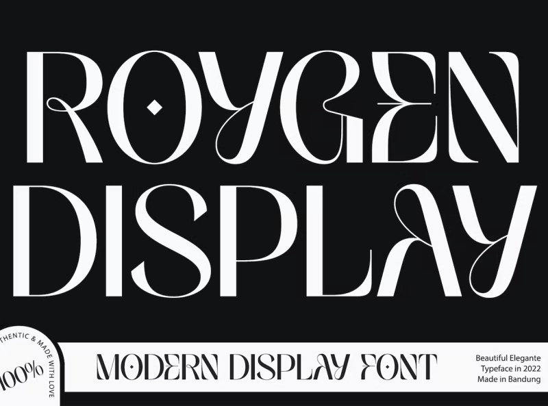 フォント Roygen Display