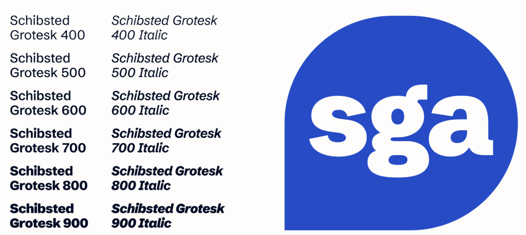 フォント Schibsted Grotesk