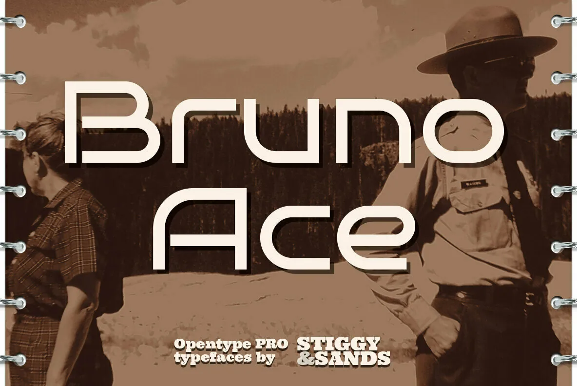 フォント Bruno Ace