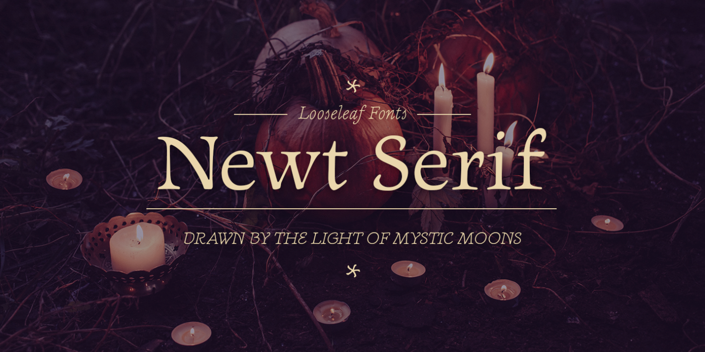 フォント Newt Serif