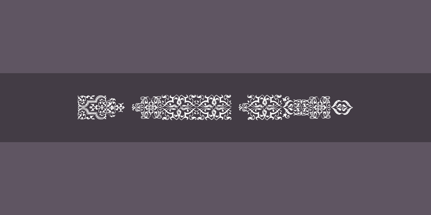 フォント IM FELL FLOWERS 1