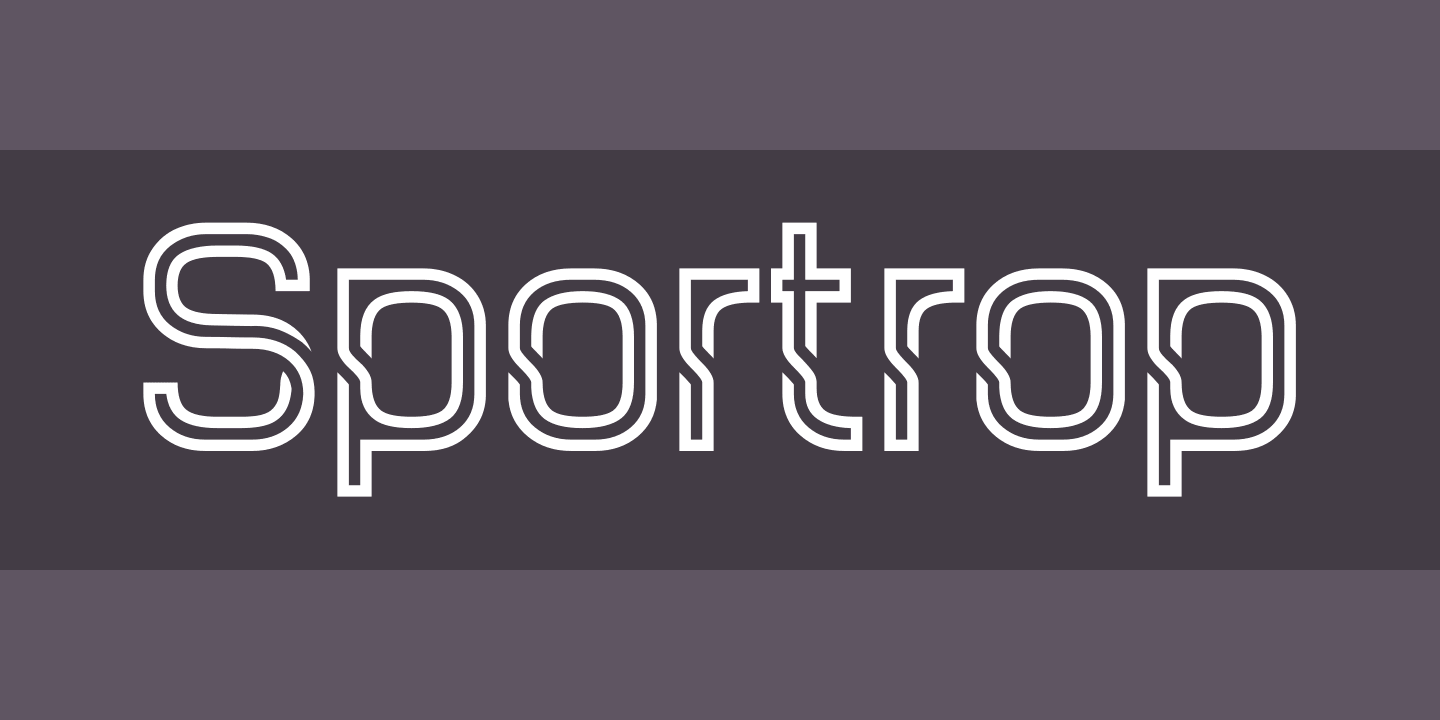 フォント Sportrop