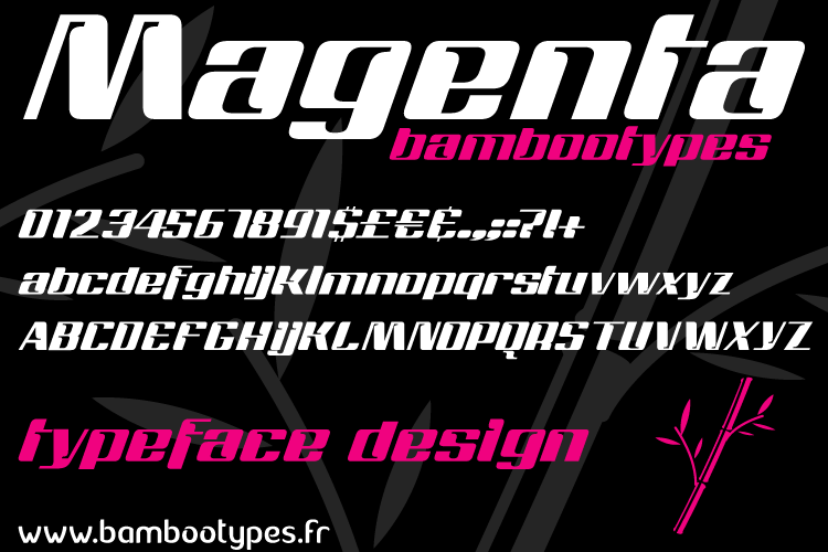 フォント Magenta