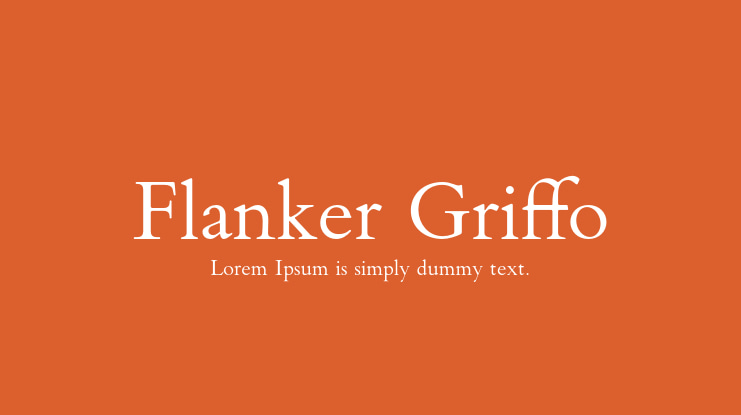 フォント Flanker Griffo