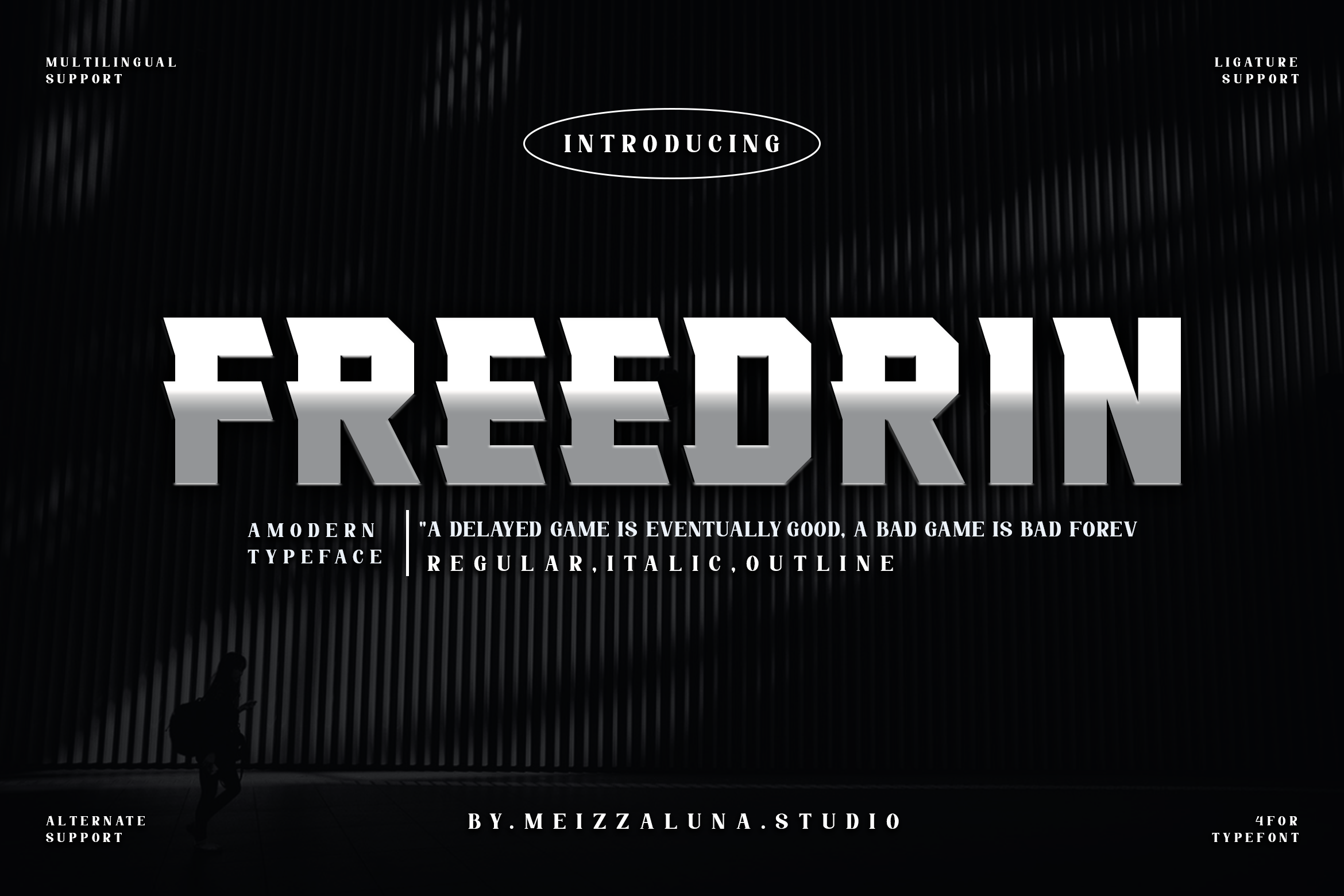 フォント Freedrin