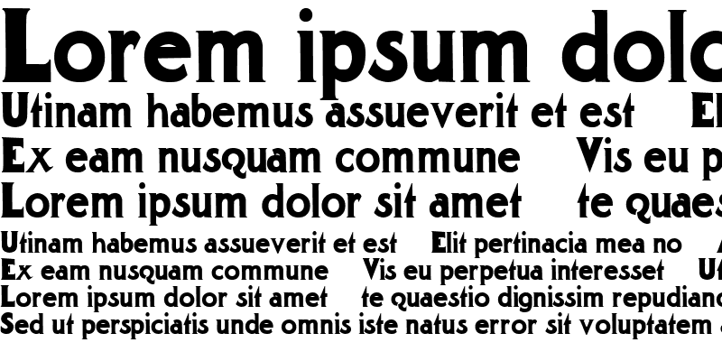 フォント Gargantua