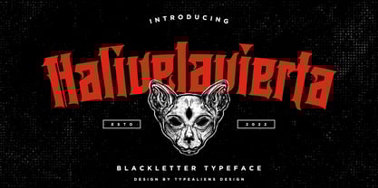 フォント Halivelavierta