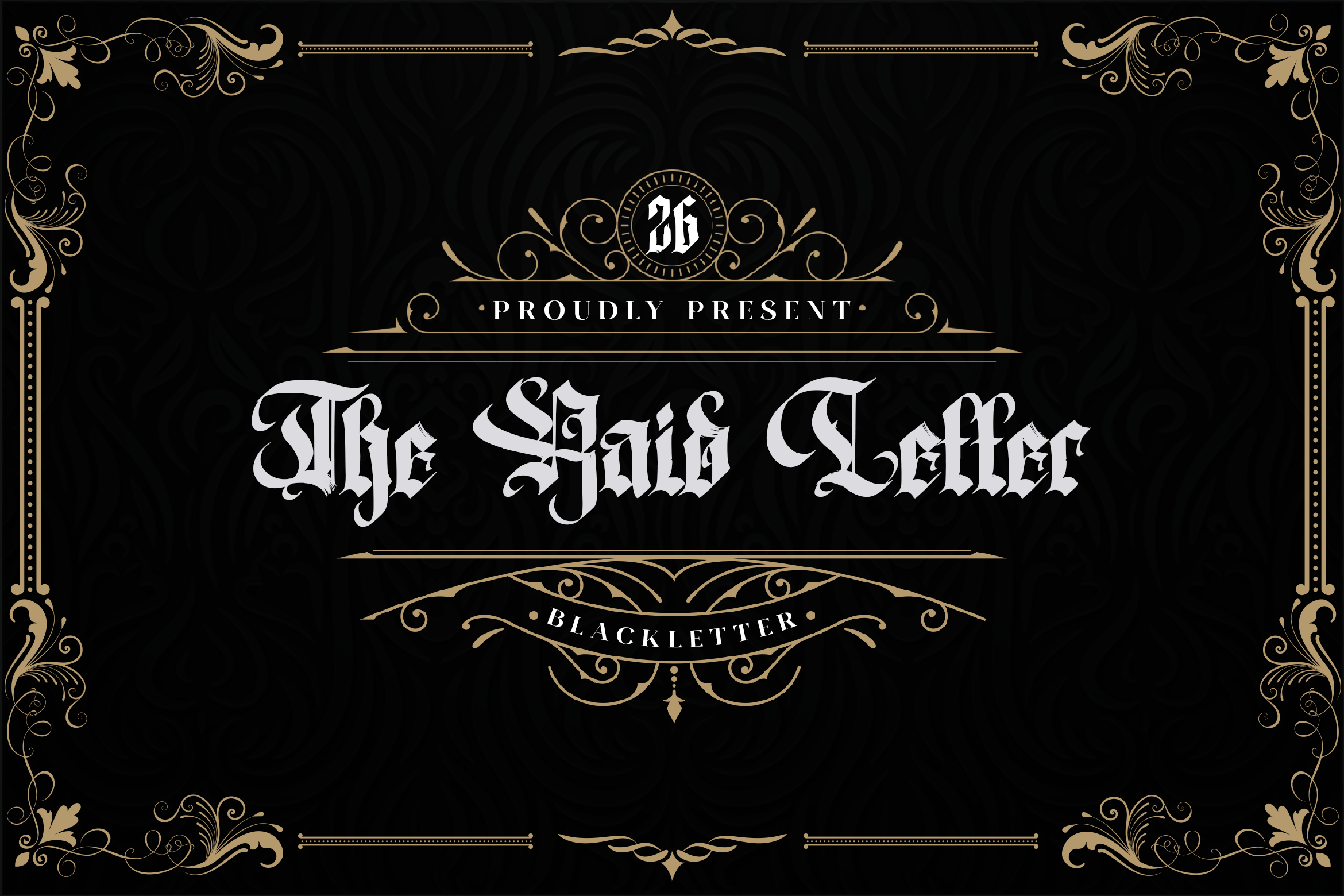 フォント The Raid Letter