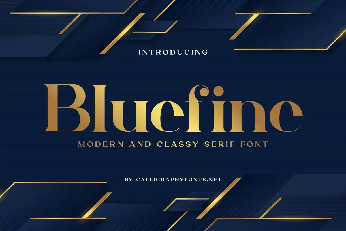 フォント Bluefine