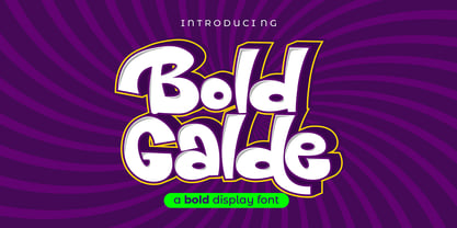 フォント Bold Galde