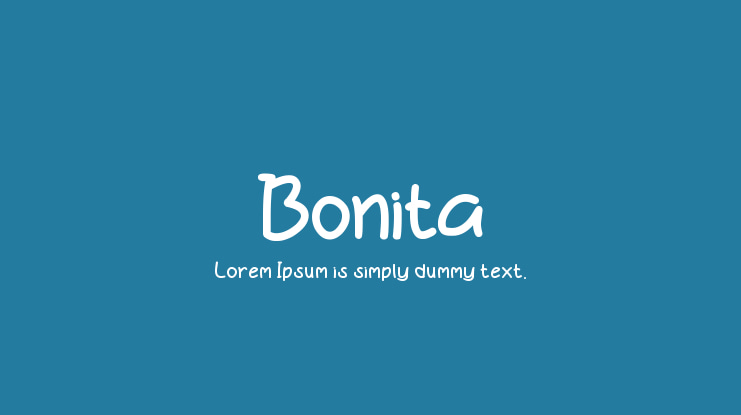 フォント Bonita