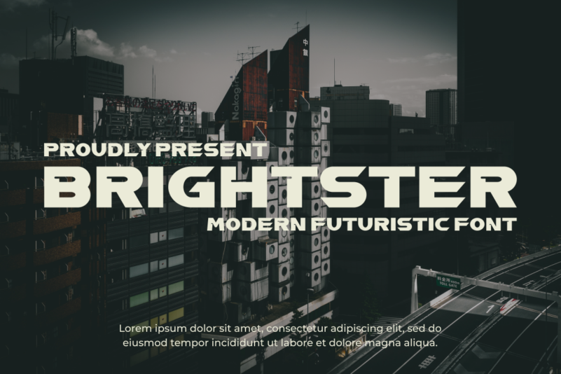 フォント Brightster