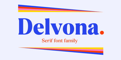 フォント Delvona