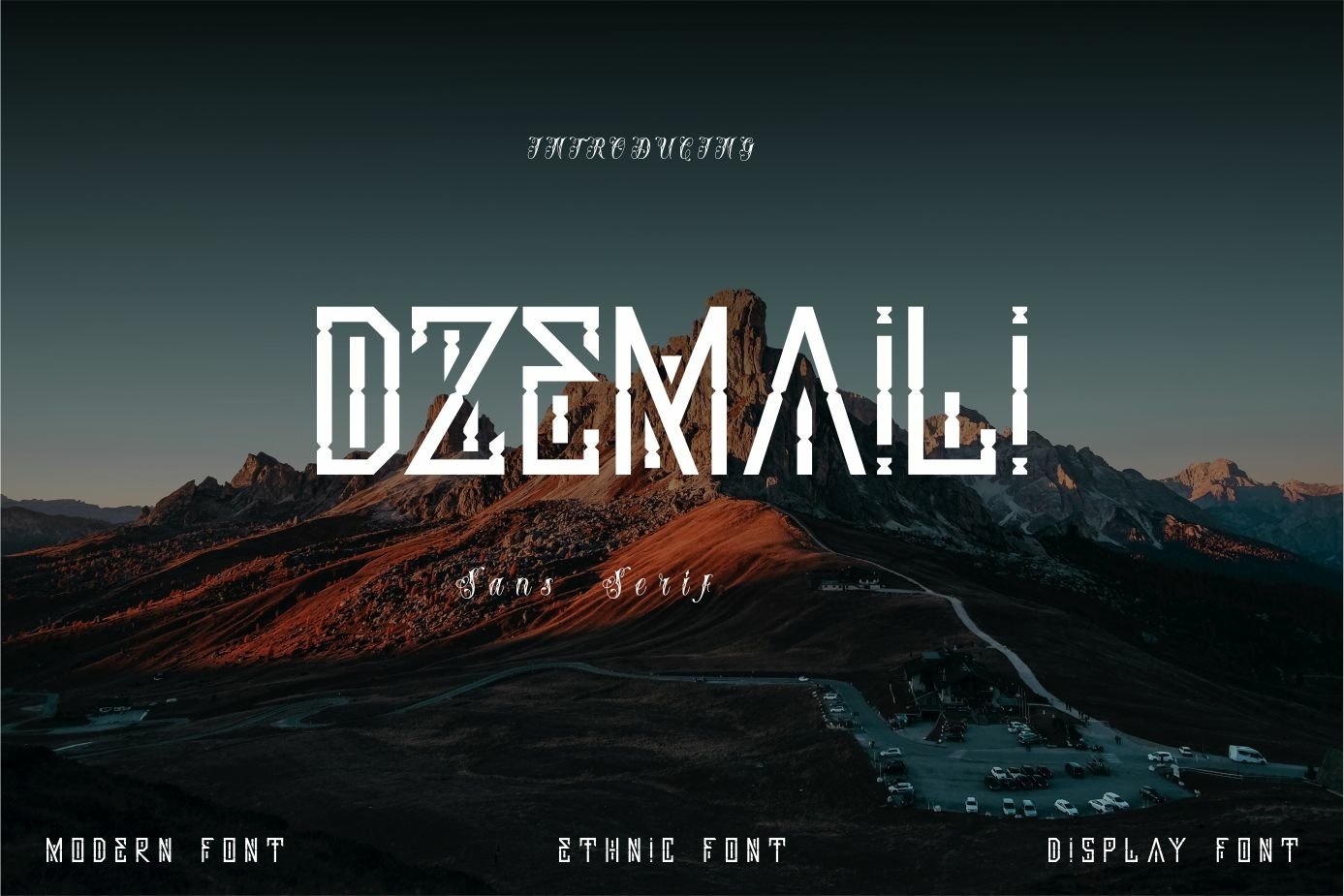 フォント Dzemaili