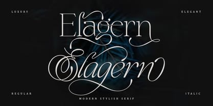 フォント Elagern